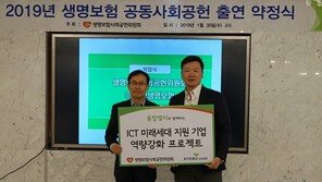 재단법인 홍합밸리, 교보생명·생명보험사회공헌위와 사회공헌사업 약정식