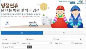 설연휴 응급환자 하루 2만6천명…“1만2779개 병원 문 연다”