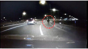 고속도로 잘못 진입 외국인 자전거 안전하게 이동조치