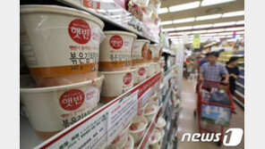 “요리는 사치” 맞벌이 육아 바쁜 40대 즉석밥으로 때운다