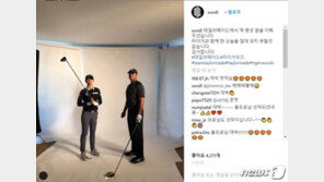 프로골퍼 박성현, 우상인 ‘골프 황제’ 타이거 우즈 만났다