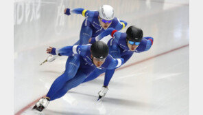 남자 빙속 대표팀, 세계종목별선수권대회 팀스프린트 은메달