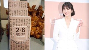 송혜교, 2·8독립선언 100주년 안내서 1만부 기부