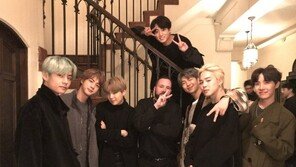 ‘그래미 입성’ 방탄소년단, 미국서 킴 존스와 만남 인증