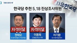 文 대통령, 한국당 추천 5·18조사위원 권태오·이동욱 임명 거부