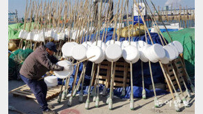 휴어기에도 분주한 어민의 손길