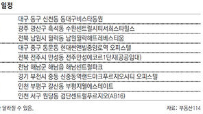 [부동산 캘린더]전국 9개 단지 당첨자 발표… 신규청약 없어