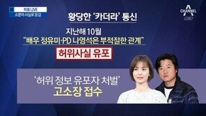 “‘정유미·나영석 불륜설’ , 아닌걸 알면서도 계속 퍼뜨렸다면 구속 될수도”