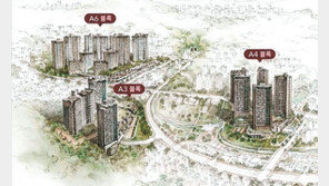 판교대장지구 유일… 전 가구 대형 평형 구성