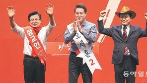 황교안 “통합” vs 오세훈 “탈박” vs 김진태 “친박”