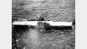 2차대전시 침몰한 미 항모 호넷 해저에서 발견