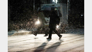 [날씨] 출근길 눈 펑펑…서울 최대 3㎝ 빙판 주의