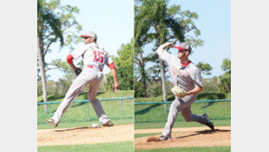 SK 산체스·다익손, 첫 라이브 피칭 실시