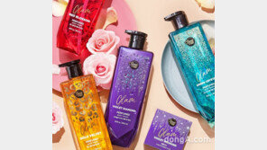 애경산업, 향수 기능 바디케어 ‘글램 퍼퓸’ 출시…바디워시·로션·비누 판매