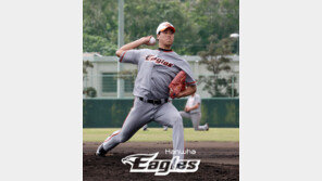 한화 신인투수 박윤철, 주니치 1군 상대로 비자책 1실점