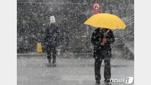 [날씨] 함박눈 펑펑…“눈, 오전까지 강약 반복하며 지속”