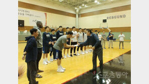 KBL, 농구대표팀에 격려금 전달
