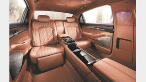 도로위의 ‘1등석’ 타보세요… 제네시스 G90 리무진 모델 출시