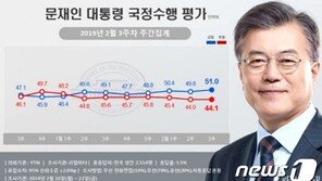 文대통령 지지율 51%…‘북미회담·소통행보’ 50%대 복귀