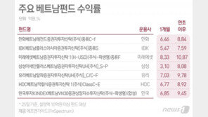 베트남에 쏠린 눈…올들어 펀드 자금 몰린다