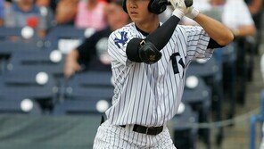 양키스 박효준, 시범경기 첫 출장서 1안타 1득점