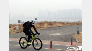 한강공원에 미세먼지 농도 알려주는 신호등 설치