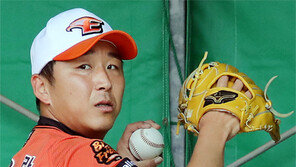 더 우람해진 정우람 “여름 넘고 또 가을 가야죠”