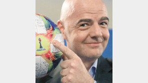 FIFA회장 “2023 女월드컵 남북 함께 열면 굉장할텐데…”