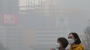 “이 정도 쯤이야”…최악 미세먼지에도 명동 中관광객 북적