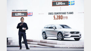 볼보코리아, 신형 ‘크로스컨트리’ 인기 직감… 상품성·가격 경쟁력↑
