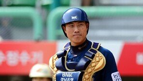 ‘다시 백업’ 정범모, “양의지 덕에 첫 PS 간다면…”