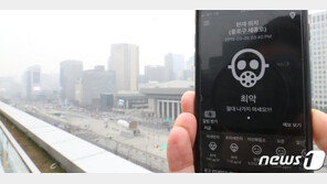 서울 초미세먼지, 관측 사상 최악…일평균 ‘135㎍/㎥’