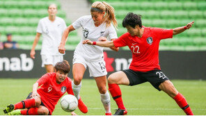 윤덕여호, 4개국 대회 뉴질랜드전 2:0 승…2승1패로 마감