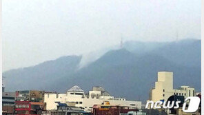 청주 우암산 화재, 진화 중…시청 “안전 유의” 문자 발송