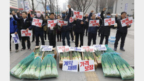 “대파 한단에 500원, 적자 농사”…농민들 대책 호소