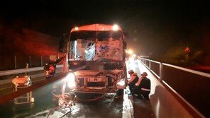 제천서 시외버스가 화물차 추돌…10명 중경상