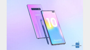 갤럭시노트10, 후면 쿼드카메라 장착?…3D 랜더링 공개