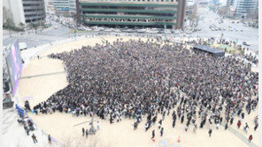 팬들끼리 잘 논다, 방탄소년단 ‘아미’ 1만명 서울광장 접수