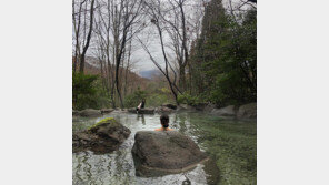 [내가 왜 떴게?] 선녀의 뒤태…아이비, 노천탕