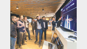스페인 ‘글로벌 테크 세미나’의 삼성 QLED TV