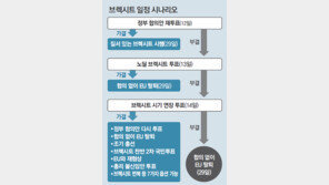 어디로 튈지 모르는 브렉시트… 英의회 ‘운명의 3단계 투표’