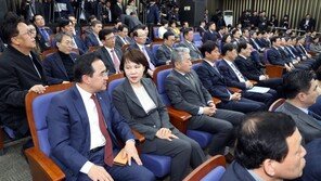 민주당 “나경원 연설은 태극기 부대에 바치는 헌정 연설”