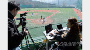 ‘9315명 접속’ 無중계 시범경기, 팬심 달랜 자체중계