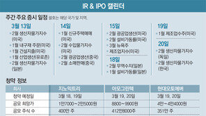IR & IPO 캘린더