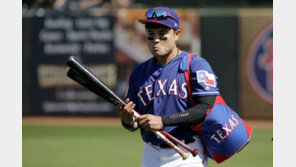 추신수, 다르빗슈 상대로 무안타 1볼넷…타율 0.211