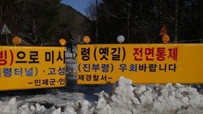 강원 중남북부 산간·태백 대설주의보…최대 적설량 20㎝