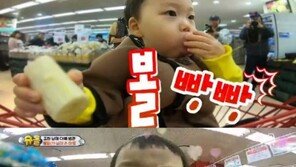 ‘슈돌’ 장범준 아들 하다, 윙크+거짓 울음…표정 부자 ‘폭소’