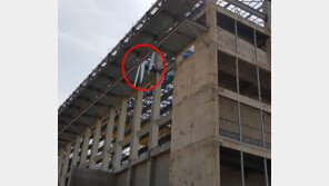 공사장 거푸집 무너져 인부 3명 추락사