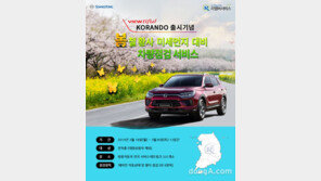 쌍용차, ‘봄철 황사 대비 차량점검 서비스’ 실시