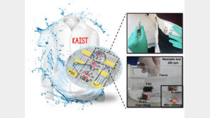 KAIST, 외부전원 필요없고 세탁 가능한 ‘디스플레이’ 개발